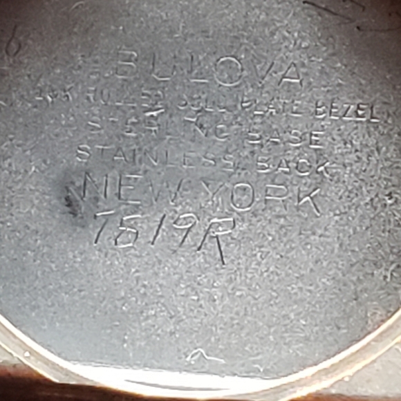 Vintage Bulova Military Dial Silver Manual Winding Watch Running Great - Picture 9 of 11